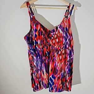 Vibrant Multicolor Women's Swim Coverup